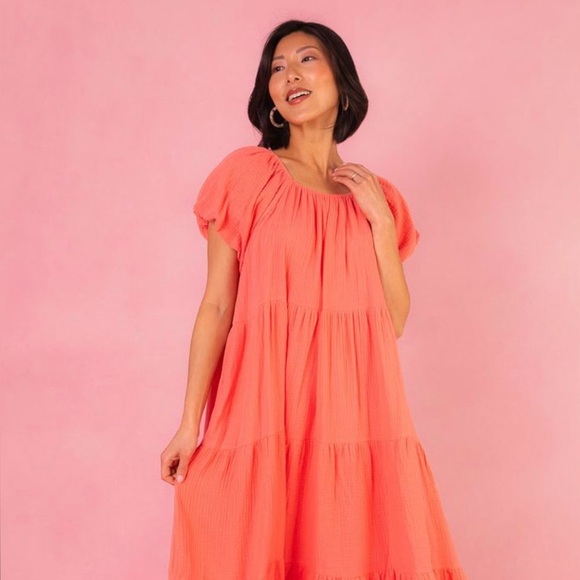 Ivy City Co Dresses & Skirts - Ivy City Co. Harvey Dress in Coral